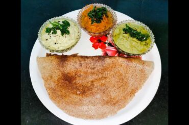 Brown Rice Dosa Recipe in Tamil | Brown Rice Dosa Recipe | Homemade Healthy Breakfast Recipe