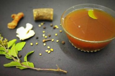 COVID 19 - Healthy Recipe - 2 | 4 Year old Kid Preparing Ayurvedic Kashayam | TulsiKashayam in Tamil