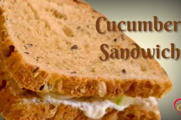 Creamy Cucumber Sandwich without Mayonnaise - 5 minute Healthy recipe, No Fire Cooking for kids