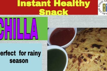 CHILLA Recipe by Food Arcade ||instant healthy snack||snack for rainy season||healthy breakfast