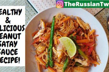HEALTHY PEANUT SATAY SAUCE RECIPE  |LUNCH/DINNER IDEA FOR WEIGHT LOSS |QUICK, EASY & DELICIOUS!|