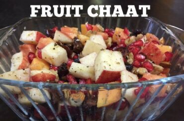 Fruit chaat | chaat recipe in tamil | Live with food | healthy recipes | Tamil | evening snacks