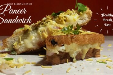 Paneer Sandwich | Sandwich Recipe | Healthy Snack Recipes | How To Make Paneer Toast Sandwich