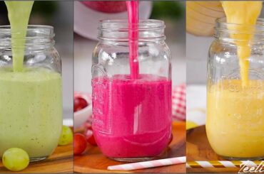 3 HEALTHY SMOOTHIE RECIPES - Perfect for Breakfast, Lunch or Dinner - ZEELICIOUS FOODS