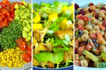 3 healthy & delicious salad recipes | Highly nutritional salads for lunch