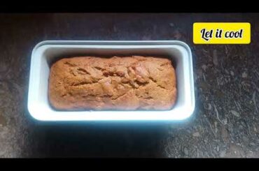 Yummy, moist and healthy whole wheat banana bread
