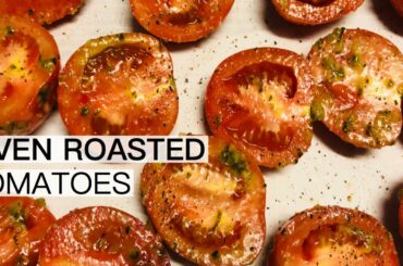 Quick italian Oven Roasted Tomatoes With Garlic and Herbs Healthy and Easy!