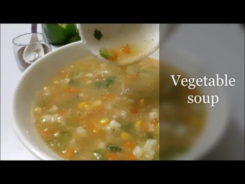 Vegetable soup / Mixed veggies – Combination of nutrients with low calories Vegetable soup / Mixed veggies - Combination of nutrients with low calories