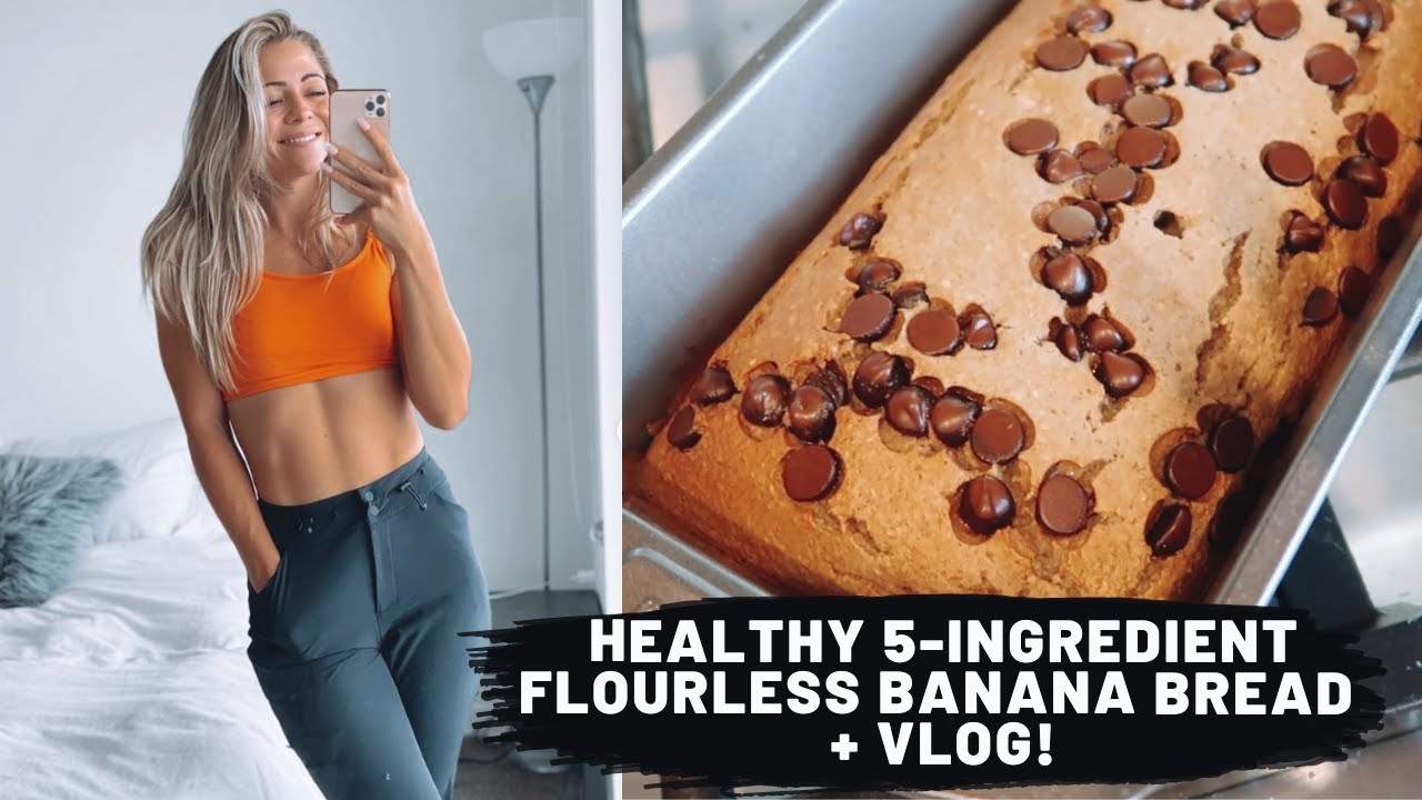 HEALTHY 5-INGREDIENT FLOURLESS BANANA BREAD + VLOG! HEALTHY 5-INGREDIENT FLOURLESS BANANA BREAD + VLOG!