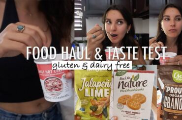 Food Haul & New Healthy Snacks Taste Testing