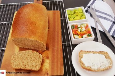 WHOLE WHEAT BREAD | how to make  whole wheat bread | Healthy Bread recipe No sugar, butter, or Milk
