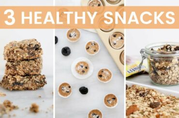 3 Simple & Healthy Snack Ideas! Gluten-Free & Dairy-Free Recipes