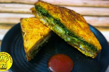 Bread Pakora | Healthy Bread Pakora Recipe | Aloo Paneer Stuffed Bread Pakora | Tasty Bread Pakoda