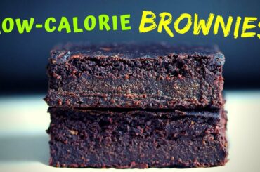 Zucchini Brownies (only 100 calories per piece!)