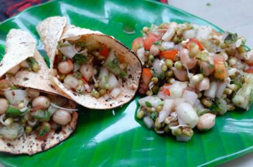 Sprouted green moong chatpata salad|| healthy protein packed salad recipe||