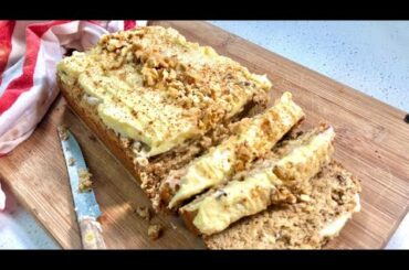 EASY Healthy Banana Bread Recipe | Tastes And Looks Like A Normal Banana Bread!