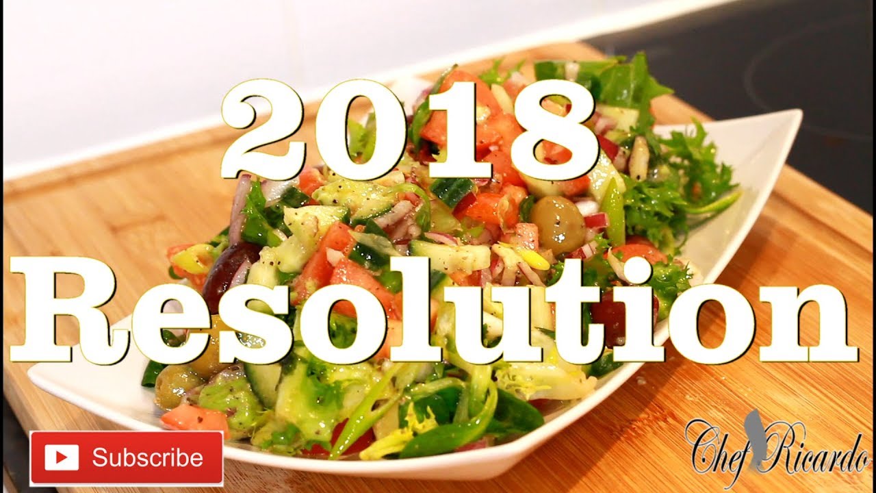 2018 resolution recipe salad recipe. Is to stay healthy /Chef Ricardo Salad Bar 2018 resolution recipe salad recipe. Is to stay healthy /Chef Ricardo Salad Bar