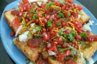 Bread Chaat Recipe // Bread Ki Chatpati Or Healthy Chaat Recipe //Bread Chaat Street food at home //