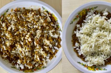 Lentils Rice Recipe! Summer Healthy Food recipe. #vegan