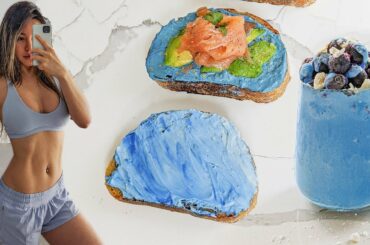 What I Eat when I feel Blue :( Quick & Healthy Recipes + Diamond Play BUTTON