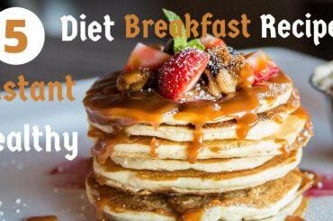 5 Instant 10 Mins Healthy Dinner, Breakfast Recipes for Diet Conscious || Easy Pancake Recipes