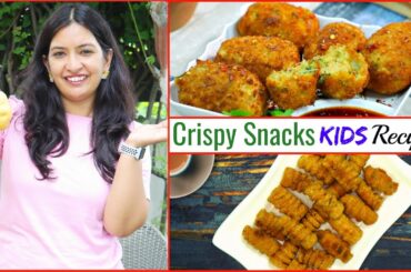 2 CRISPY Tea-Time SNACKS Recipe | Potato Nuggets & Sooji Twisters | CookWithNisha