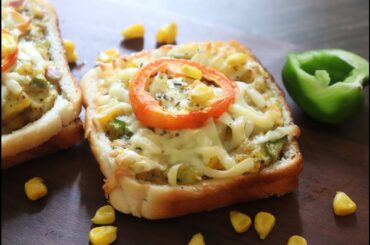 Healthy Open Cheesy  Veg Sandwich Recipe | Super Nutritious sandwich For Kids | Veg Sandwich Recipe