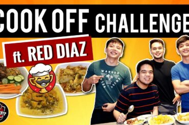 COOKING CHALLENGE FT. RED DIAZ (LOW CALORIE MEALS) | #QuickFitSquad