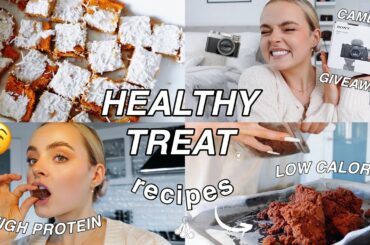 LOW CALORIE HEALTHY TREAT IDEAS | HIGH PROTEIN | SONY CAMERA GIVEAWAY! | Conagh Kathleen