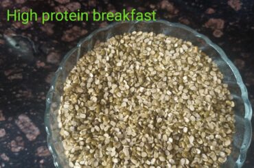 15 minutes breakfast recipe /high protein  healthy breakfast recipe/green  moong dal chilla