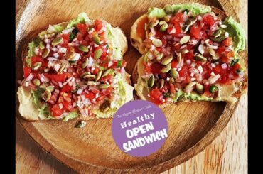 Healthy Open Sandwich Recipe