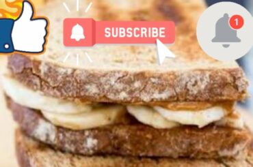 How to make a easy and healthy sandwich with using peanut butter and bannana