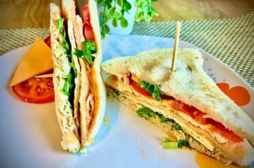 Club Sandwich - Really Tasty Healthy Sandwich / Totally simple way at home