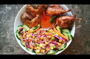 Summer Rice & Peas Salad | Drum Sticks & Wings | Healthy Rice Salad