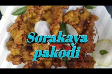 Healthy & Tasty sorakaya pakodi | Bottle gourd pakodi in telugu | Snacks recipes