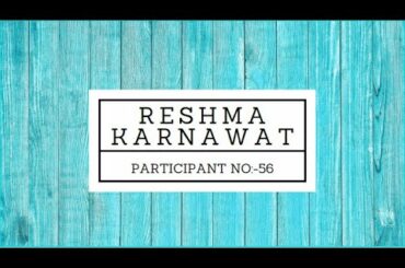 PARTICIPANT NO :- 56| Reshma Karnawat | Healthy Salad | KITCHEEN WORLD | Kitcheen World