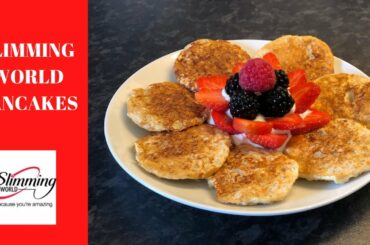 The easiest Slimming World Pancakes.  HEB for the oats.  Low calorie and healthy.