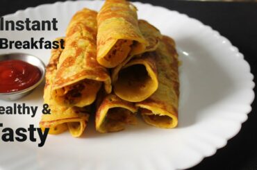 Healthy breakfast recipe | quick breakfast recipe | besan breakfast recipe | aata breakfast recipe |