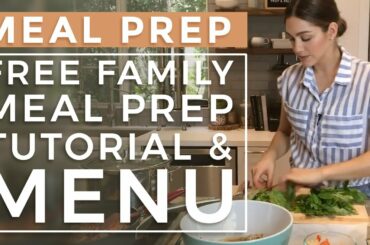 MEAL PREP | Simple Ingredients For Flexible, Healthy Recipes + Menu Guide | Prep And Rally
