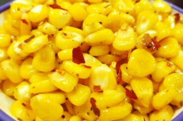 Healthy weight loss sweetcorn snacks recipe (in just 5min) #healthysnacks