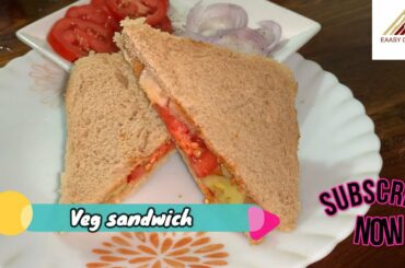 Veg sandwich with Schezwan chutney |Kids recipe |Easy breakfast