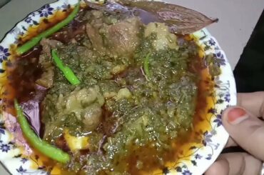 Palak mutton Gosht recipe || cook by tasty and healthy food || very tasty and healthy recipe