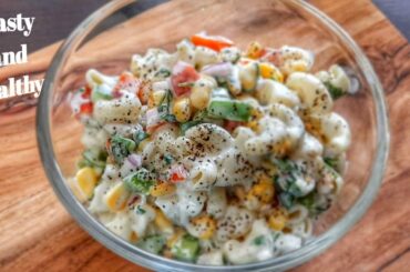 Pasta Salad Recipe | Quick Macaroni Salad | Tasty & Healthy Salad! Rads Kitchen...