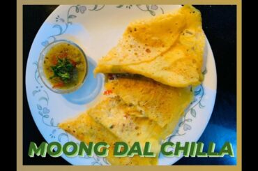 Moong Dal Chilla with paneer stuffing | Moong Ka Chilla | Healthy Breakfast recipe | Cook with Ekta