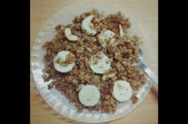 Jaggery candied rice flakes recipe/ Aval vilayichadu /Easy and healthy snacks/ sweet poha recipe