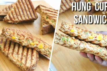 Hung Curd Sandwich for Weightloss | Healthy Dahi Sandwich Recipe | Quick and Easy Weightloss Snack