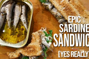 Best Sardine Sandwich Recipe | SAM THE COOKING GUY