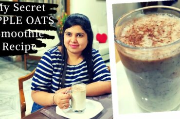 Apple oats smoothie recipe | Healthy Breakfast | weight loss | Bak Bak Tales