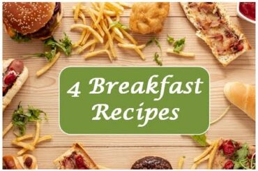 #Breakfast recipes/4 breakfast ideas/Easy and tasty breakfast recipes/Healthy Nashta recipes