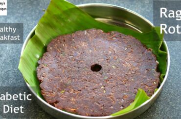 Healthy Diabetic Friendly Ragi Roti Recipe - Ragi Rotti (2 Ways) - Finger Millet Roti - Nachni Roti